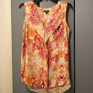 Apt 9 Pink and Peach Sleeveless Blouse, size medium